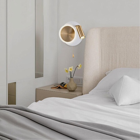 Настенный светильник Arte Lamp SYRMA A2213AP-2WH - фото