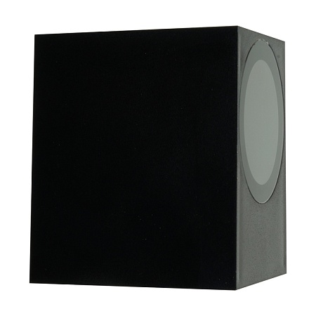 Светильник садово-парковый Feron.ONE DH050-P,на стену, GU10 220-240V, черный пластик - фото