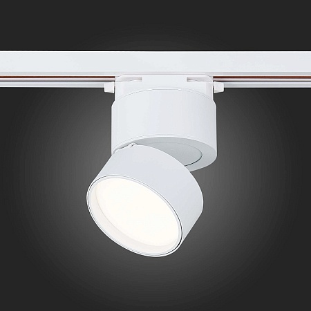 Св-к трек. Белый LED 1*9W 4000K 720Lm Ra>90 120° IP20 D85xH122 170-240VV ST651.546.09 - фото