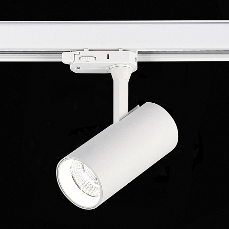 Св-к трек. Белый LED 1*10W 3000K 800Lm Ra>90 38° IP20 L130xW60xH195 165-265V ST661.536.10 - фото