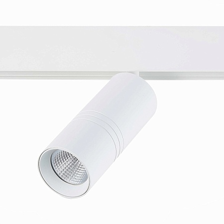 Магнитный трековый светильник белый LED 1*18W 3000K 1 530Lm Ra>80 36° IP20 L-xW60xH148 ST365.536.18 - фото
