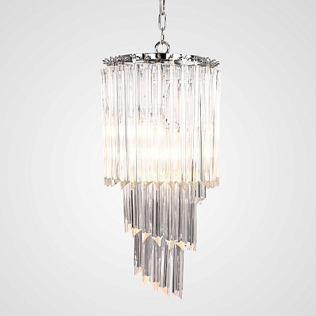 Люстра Odeon Chandelier Glass Clear Imperiumloft 75294-22 - фото