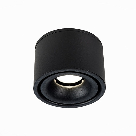 Св-к встр. Черный LED 1*12W 3000K 1 000Lm Ra>90 36° IP20 D100xH105 170-240VV ST652.438.12 - фото