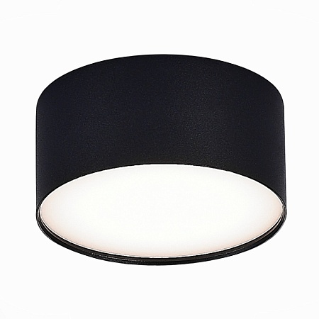 Светильник потолочный Черный LED 1*12W 4000K 1 080Lm Ra>90 120° IP20 D120xH55 185-265V ST606.442.12 - фото