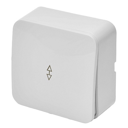 Выключатель открытой установки 2-клавишный с индикатором, STEKKER, 250В, 10А, IP20, серия София, серебро, MSW10-21-03 - фото