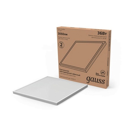 Светодиодная панель GAUSS 842123240_GAUSS - фото