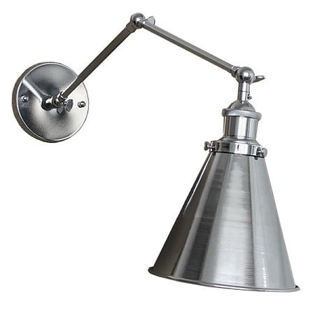 Бра 20Th C Library Single Sconce Silver Ii Imperiumloft 84947-22 - фото