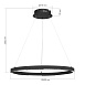 Светильник подвесной ST-Luce черный/черный LED 1*32W 4000K SL6238.433.01 - фото
