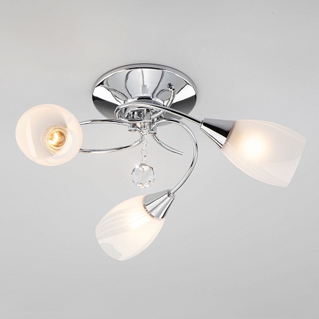 Потолочный светильник Eurosvet 30100/3 хром - фото