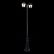 Светильник уличный наземный ST-Luce Черный/Черный, Прозрачный E27 2*40W SL081.405.02 - фото