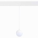 Магнитный трековый светильник подвесной Белый LED 1*7W 3000K 520Lm Ra>80 120° IP20 D90x ST358.533.07 - фото