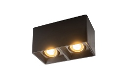 DK3035-BK Светильник накладной IP 20, 10 Вт, GU5.3, LED, черный, пластик