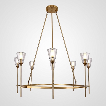 Люстра Torche De Verre Round Chandelier 8 Imperiumloft 75676-22 - фото