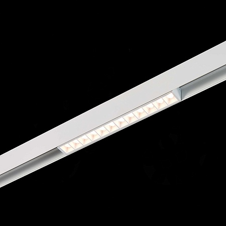 Магнитный трековый светильник белый LED 1*12W 3000K 1 009Lm Ra>80 36° IP20 L222xW22xH44 ST361.536.12 - фото