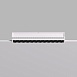 DK2532-WB Встраиваемый светильник SPACE со светодиодом под шпатлевку L240mm 220V 20W 38° 4000К IP20 белый/черный алюминий - фото