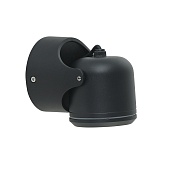 Светильник садово-парковый Feron DH1501, на стену,  GU10, 230V, черный
