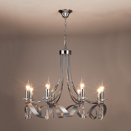 Подвесной светильник Eurosvet 60064/8 хром - фото