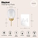 Настенный светильник (бра) Maytoni Aura MOD016WL-01BS - фото