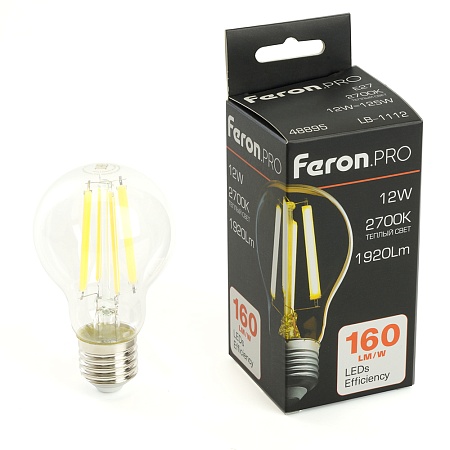 Лампа светодиодная Feron.PRO LB-1112 Шар E27 1920LM 12W 175-265V 2700K - фото