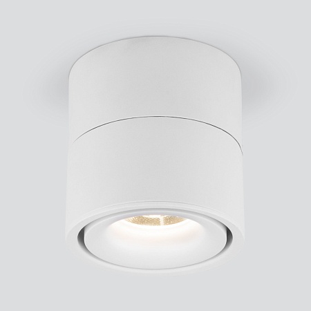 Накладной потолочный светодиодный светильник DLR031 15W 4200K 3100 белый матовый Elektrostandard - фото