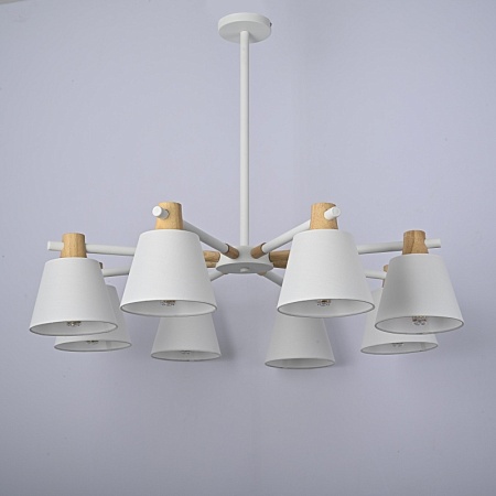 Потолочная Люстра На Штанге Natura A White 8 Imperiumloft 177988-26 - фото
