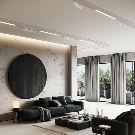 Светильник светодиодный Feron MGN303 трековый низковольтный 10W, 900 Lm, 4000К, 35 градусов, белый - фото