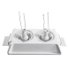 Точечный встраиваемый светильник Arte Lamp INVISIBLE A9215PL-2WH - фото