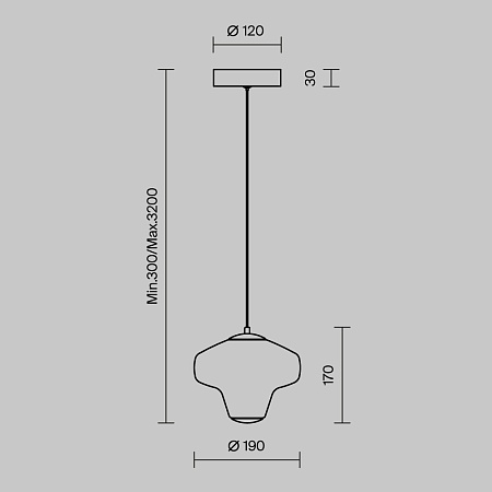 Подвесной светильник Maytoni MOD359PL-L6BS3K1 - фото