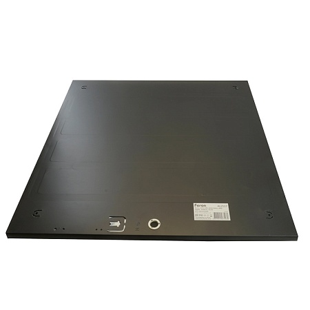 Светодиодная панель Feron AL2117 встраиваемая Армстронг 40W 6500K черный ЭПРА в комплекте - фото