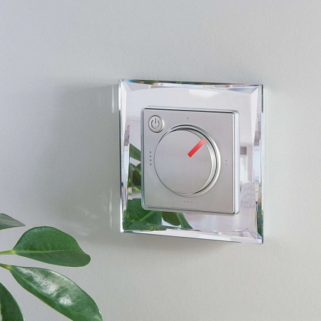 Терморегулятор электромеханический для теплого пола серебряный W1151106 - фото