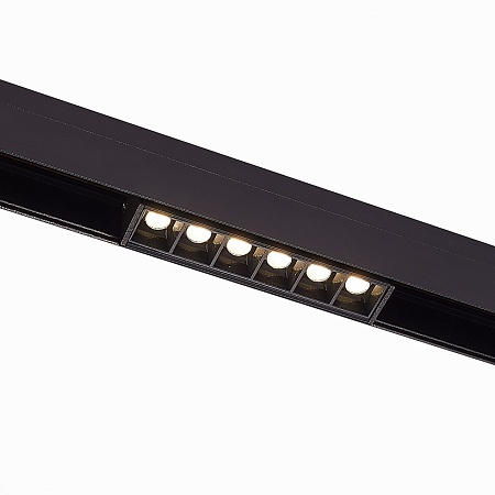 Магнитный трековый светильник Черный LED 1*6W 4000K 532Lm Ra>90 36° IP20 L115xW22xH44 4 ST361.446.06 - фото