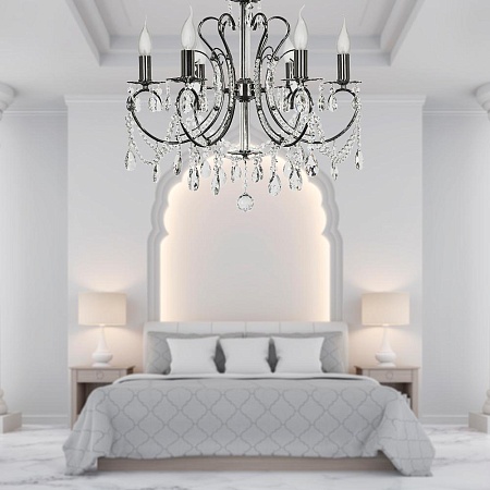 Подвесная люстра Arti Lampadari Romano E 1.1.6.601 NB - фото