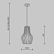 Подвесной светильник Maytoni Roots MOD191PL-01W1 - фото