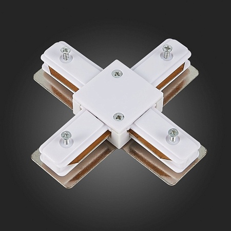 Коннектор X-образный ST-Luce Белый ST002.549.00 - фото
