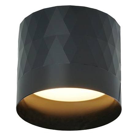 Светильник потолочный Feron HL388 Barrel PRISM GX53 12W 230V, черный - фото
