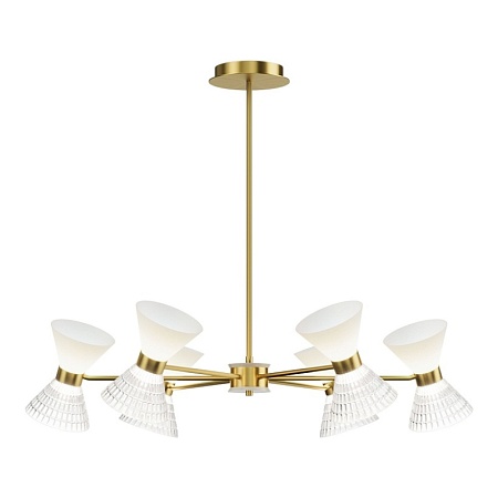 Светильник подвесной ST-Luce латунь/прозрачный, белый, латунь G9 LED 12*5W SL2004.303.12 - фото