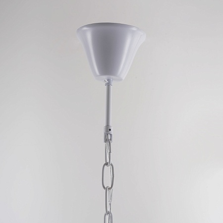 Люстра Rh Anselme White Wood Weathered Chandelier Imperiumloft 84574-22 - фото