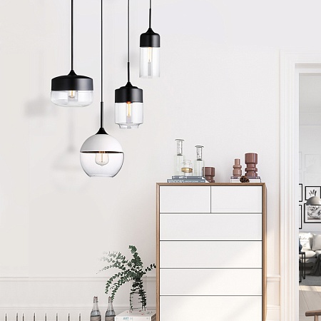 Подвесной Светильник Nord C D20 White/Transparent Imperiumloft 101842-26 - фото