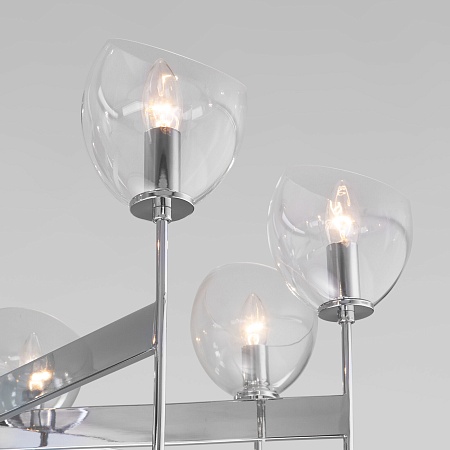 Потолочный светильник Eurosvet 60130/8 хром Smart - фото