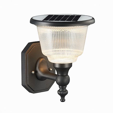 Светильник уличный настенный ST-Luce Черный/Черный, Прозрачный LED 1*2W 3000-6000K SL9502.401.01 - фото