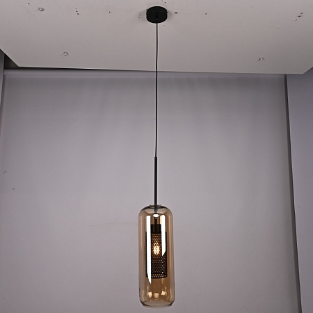 Подвесной Светильник Catch Amber Cylinder S D15 Imperiumloft 200986-26 - фото