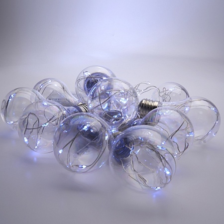 Светодиодная гирлянда Feron CL580 фигурная 3м +0.5м 5000K с питанием от батареек - фото