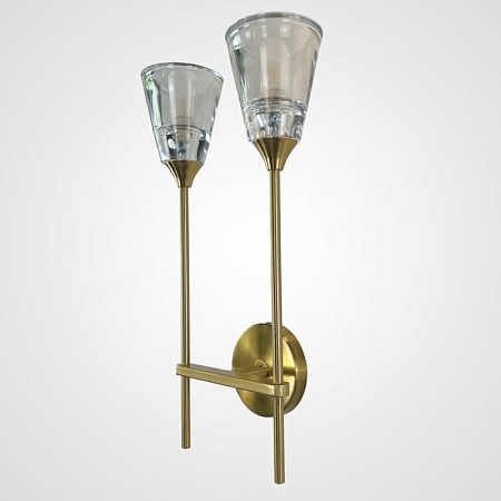 Бра Rh Torche De Verre Double Wall Lamp Imperiumloft 75065-22 - фото