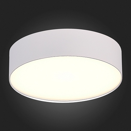 Светильник потолочный Белый LED 1*27W 3000K 2 340Lm Ra>85 120° IP20 D220xH55 185-265V ST606.532.27 - фото