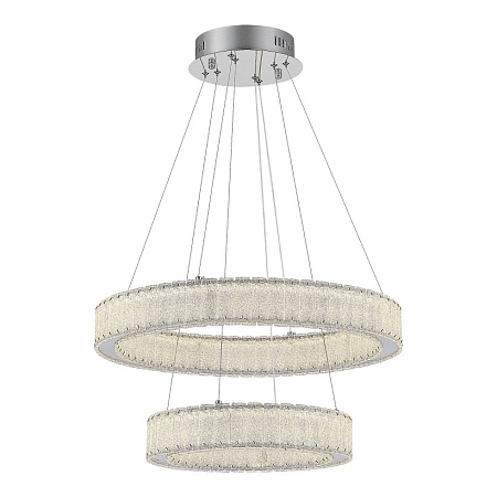 Люстра подвесная ST-Luce Хром/Хром LED 2*50W 3000K SL6008.103.02 - фото