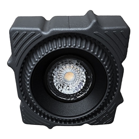 Св-к встр. светодиодный в натяжной ПВХ потолок Черный LED 1*7W 4000K 560Lm Ra80 60° IP2 ST753.448.07 - фото