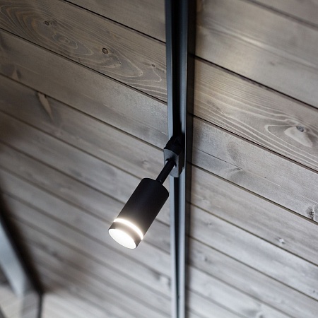 Трековый светодиодный светильник для однофазного шинопровода Glory черный 7W 4200K (1 шт.) LTB39 Elektrostandard - фото