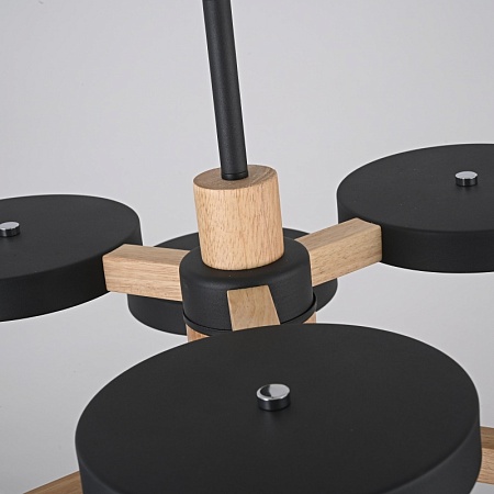 Подвесная Люстра Turna Dbl L6 Black Imperiumloft 229084-26 - фото