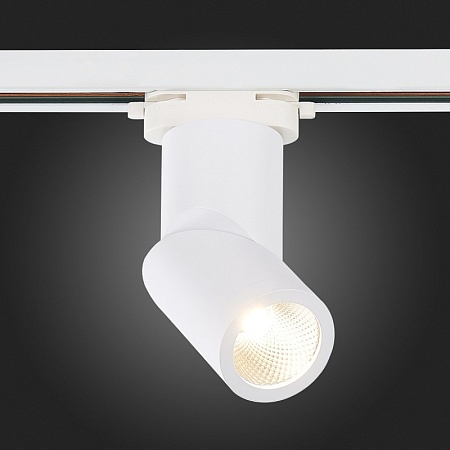 Св-к трек. Белый LED 1*10W 4000K 800Lm Ra>90 38° IP20 D60xH190 165-265V ST650.546.10 - фото
