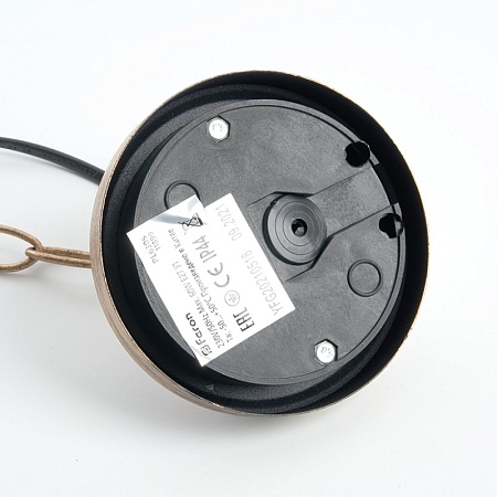 Светильник садово-парковый Feron PL6306 столб, шестигранный 60W E27 230V, черное золото - фото